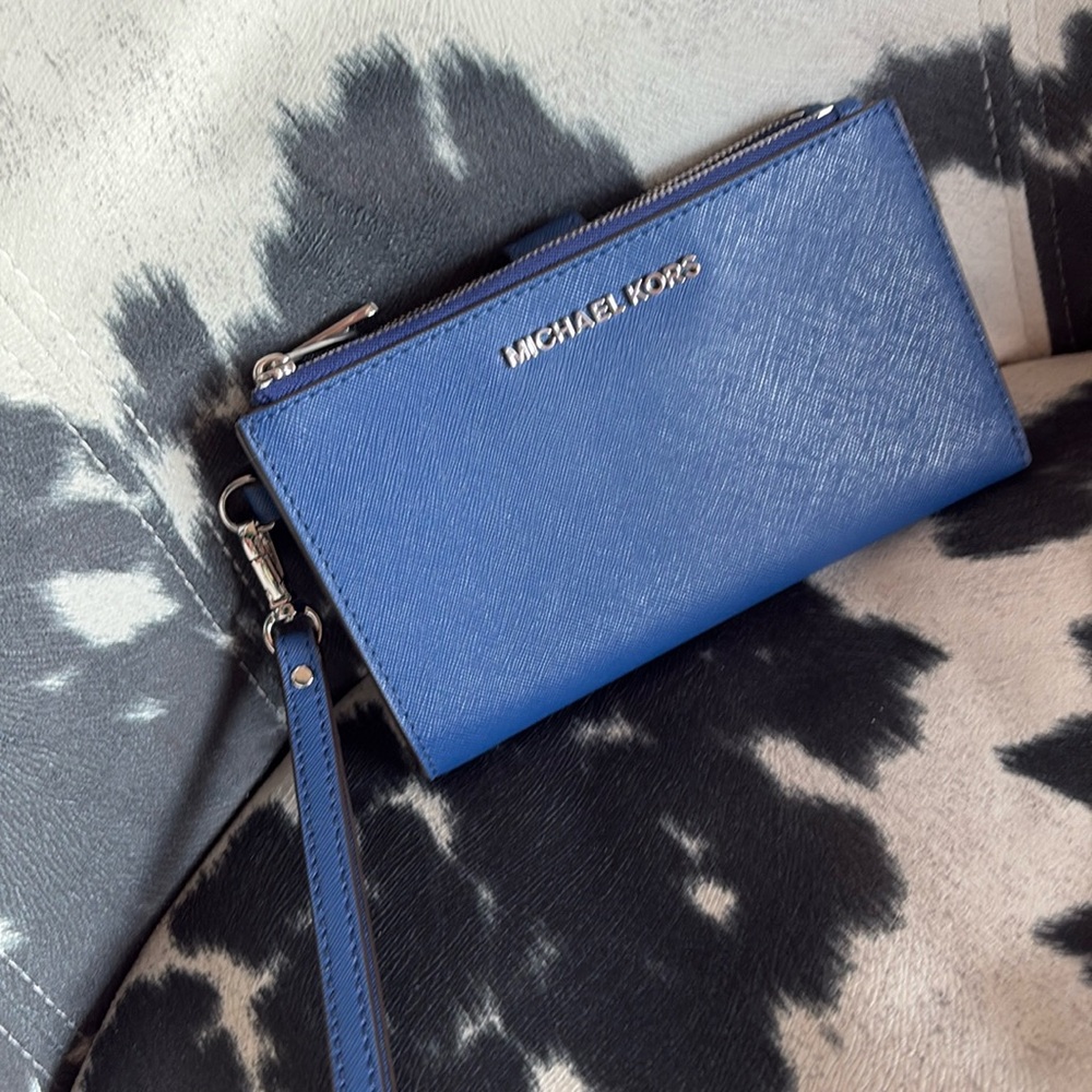 Michael Kors Royal Blue Wristlet